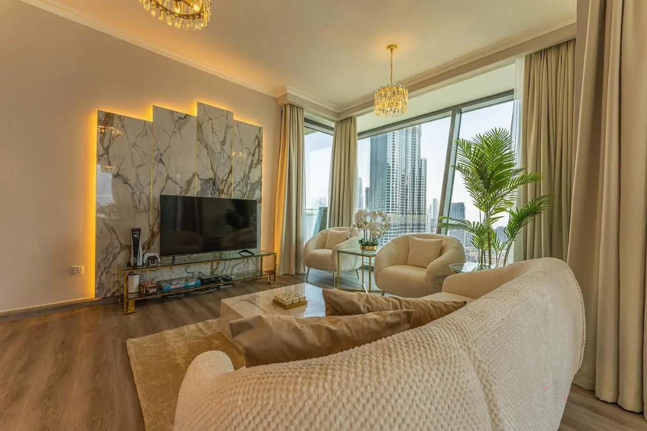 First Class 3Br With Full Burj Khalifa And Fountain View Daire Dubai