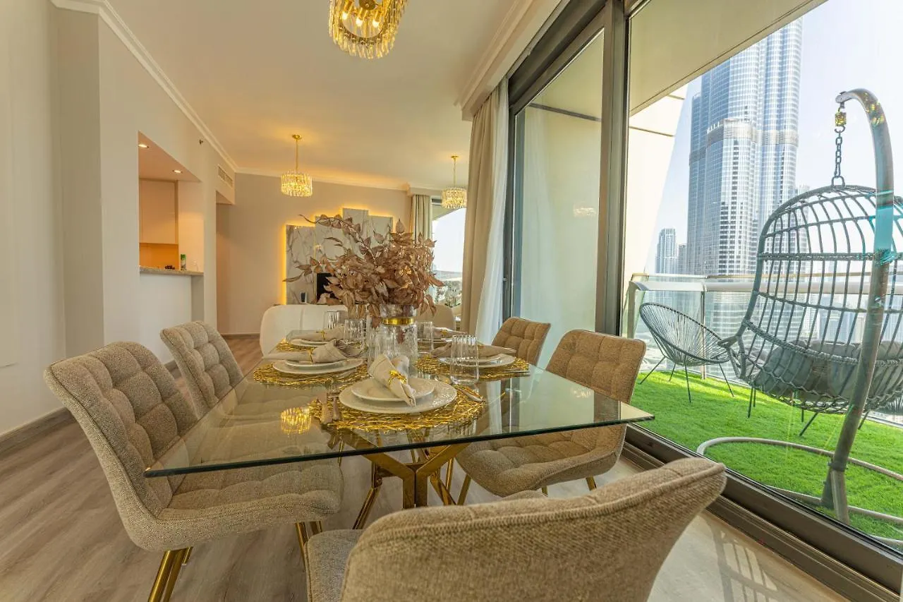 First Class 3Br With Full Burj Khalifa And Fountain View Daire Dubai Birleşik Arap Emirlikleri