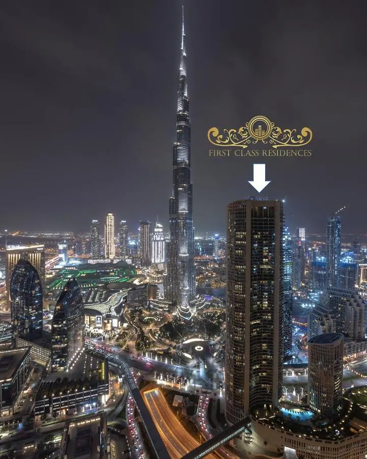 First Class 3Br With Full Burj Khalifa And Fountain View Daire Dubai Birleşik Arap Emirlikleri